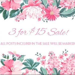 🌸 3/$15 SALE 🌸